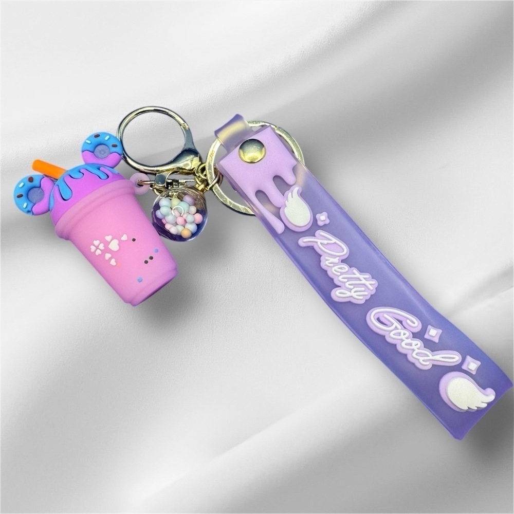 Purple Mickey Keychain
